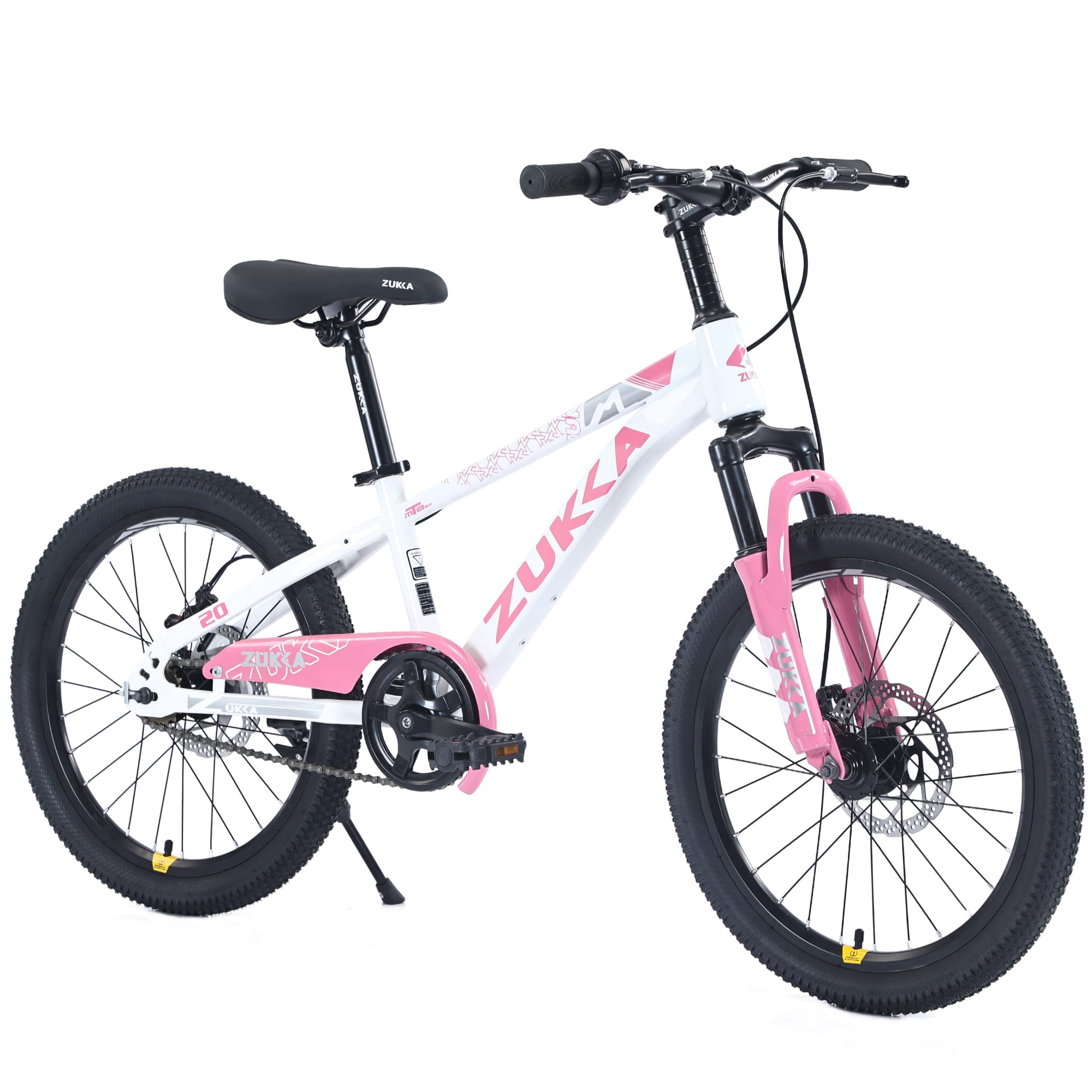 20 Inch Kids' Bike, Boys Girls Mountain Bike Ages 8-12, 7 Speed Teenager Children Kids' Bicycles, Front Suspension Disc Brake Rear V-Brake, High Steel Frame