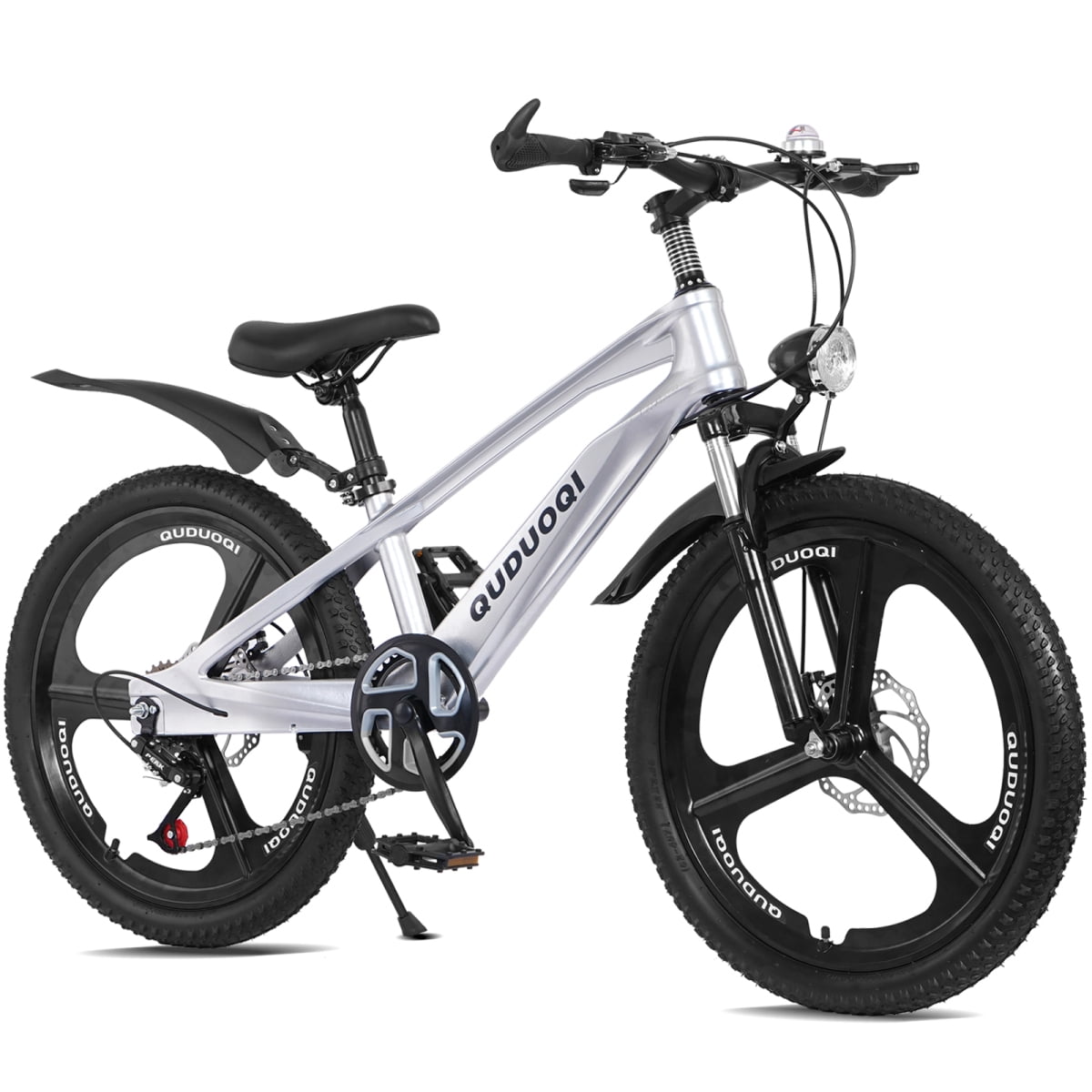 20 Inch Kids Mountain Bike, 7-Speed Youth Bicycle with Magnesium Alloy Frame & One-Piece Wheels, Lightweight Kids Bike for Boys and Girls Ages 8–12