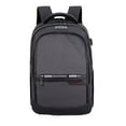 thumbnail image 1 of 20 Inch Large Capacity Linen Schoolbag, USB Charging Laptop Backpack, 16 Inch Computer Bag, Student Hiking Travel Shoulder Bag, Padded Strap Breathable Multi Pocket Durable Casual Bag, 1 of 9