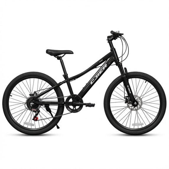 20 Inch Mountain Bike for Kids, Akaber Bicycles for Boys Girls 6-14 Years, 7 Speed Gears, Suspension Fork, Dual Disc Brakes, Anti-Slip Tires