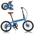 thumbnail image 1 of 20-inch ultra-light aluminum alloy folding bicycle, can be placed in the trunk, suitable for both men and women, 1 of 10
