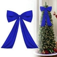 thumbnail image 1 of 20 Inch Oversized Bow Decorations – Large Party Bows for Wedding Backdrops, Christmas Tree Toppers, Birthday Wall Decor & Festive Event Decor, Bow, 1 of 7