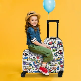 Personalized childrens luggage on wheels online