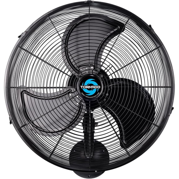 20 Inch Pro Series High Velocity Oscillating Waterproof Outdoor Wall Mount Fan For Industrial, Commercial, Residential Use 3 Speed 5250 CFM UL Safety Listed