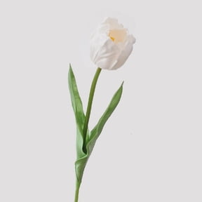 20 Inch Real Touch Artificial PU Parrot Tulip Lifelike Faux Tulip Flower For Wedding Party Home Decor