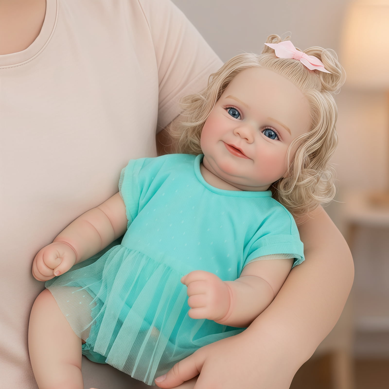 20-Inch Realistic Reborn Baby Doll with Hand-Painted Details – Baby Dolls with Accessories Lifelike Doll Toy Gift for Kids 3+