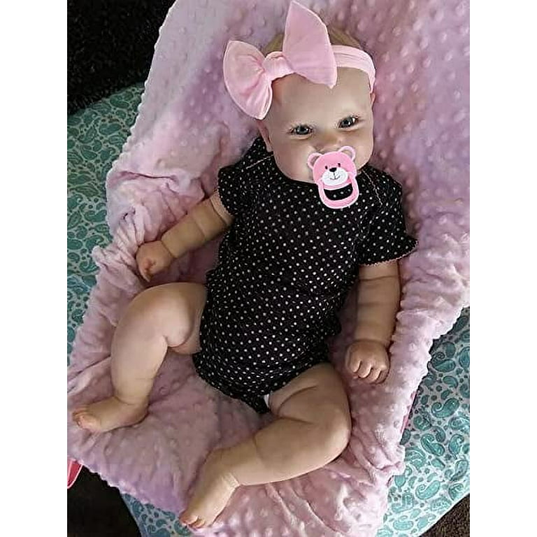 20 Inch Reborn Baby Dolls Toddler Girl Realistic Silicone Newborn Dolls  Sweet Real Life Dolls for Babies 
