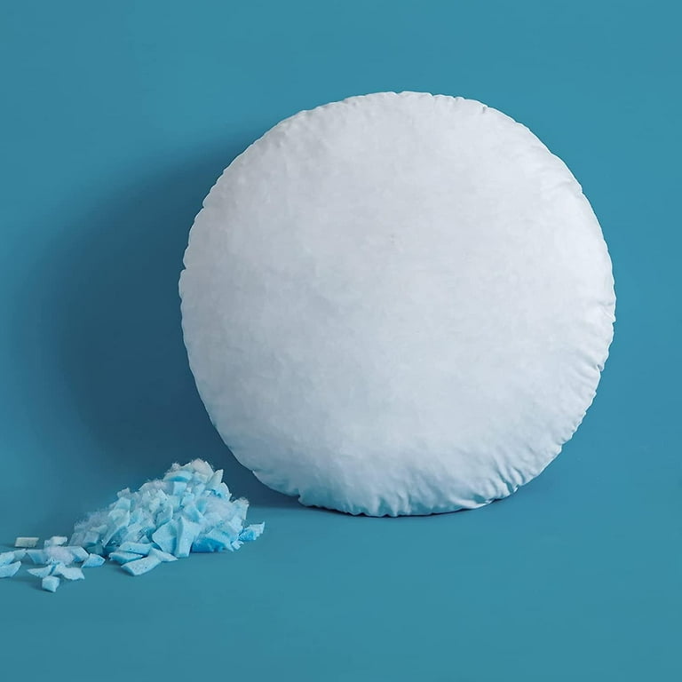 20 Inch Round Pillow Insert Memory Foam Circular Cushion Decorative Throw Pillow Stuffer Lumbar Sham Forms for Couch Bed Sofa Meditation Walmart