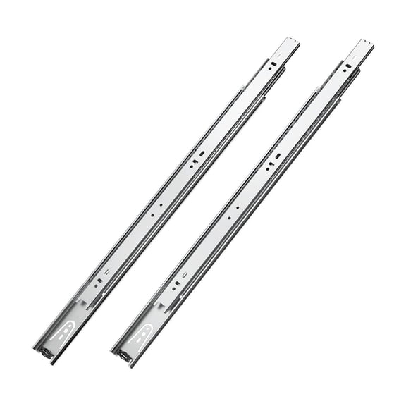 20-Inch Side Mount Drawer Slides, 10 Pairs Heavy-Duty Drawer Rails with 100 LB Load Capacity, Full Extension & Silent Soft Close for Cabinet Replacement and Furniture Drawers