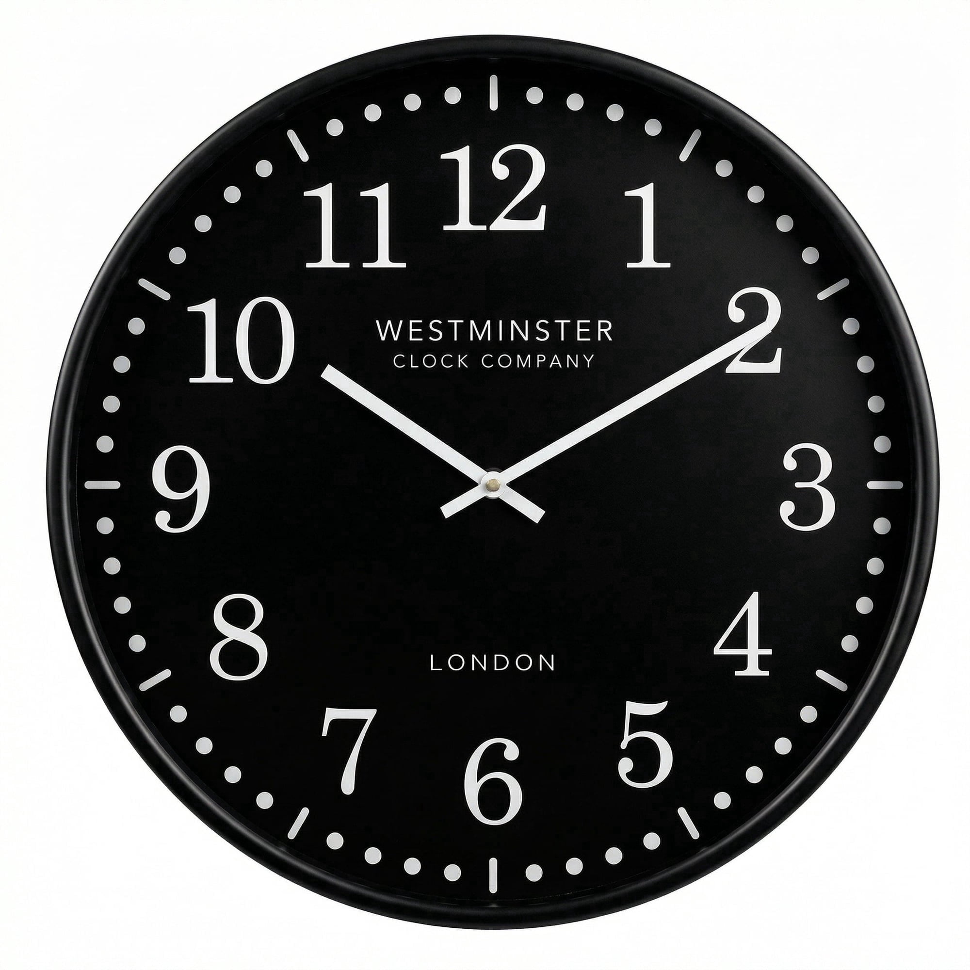 Westminster Clocks 20 Inch Slim Wall Clock, Silent Quartz, Modern ...