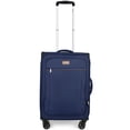 thumbnail image 1 of 20 inch Softside Carry-on Luggage for Airplane Expandable Spinner Suitcase with TSA Lock, Navy - XJ1907, 1 of 10