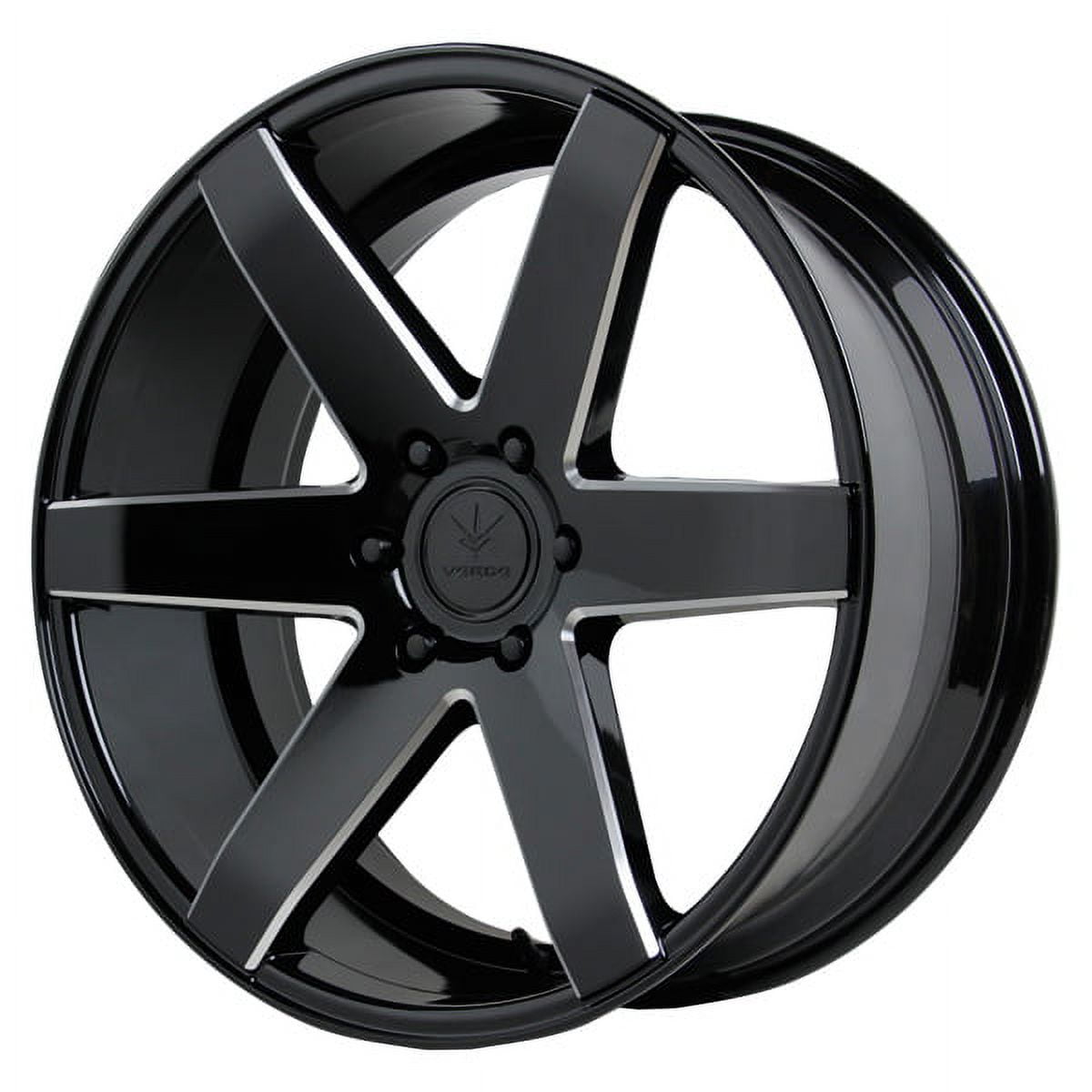 20" Inch Verde V24 Invictus 20X9 6x135 +31mm Black/Milled Wheel Rim