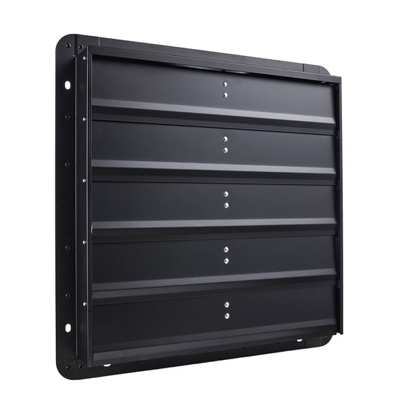 20 Inch Wall Mounted Attic Exhaust Fan with Variable Speed Controller, 3000 CFM Heavy-Duty Steel Shutter Fan, Low Noise AC Motor for Garage, Greenhouse, Shed Ventilation and Cooling, Black