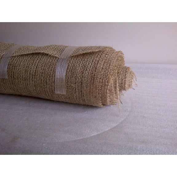 Burlap Fabrics Burlap Roll - 20 Inch Wide x 10 Yard Roll Natural Jute Hessian Fabric