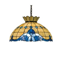 20 Inch Wide baroque Pendant