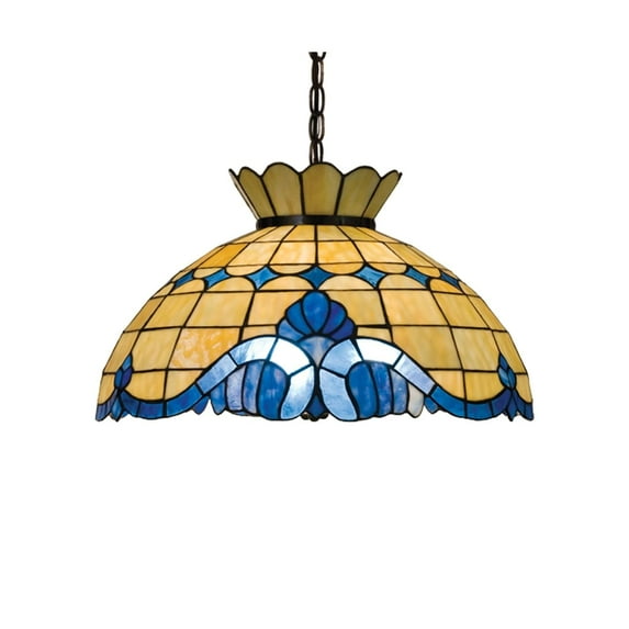 20 Inch Wide baroque Pendant