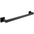thumbnail image 1 of 20 Inche Black Towel Bars for Bathroom Wall Mounted, Matte Black Bath Towel Racks Stainless Steel Total-22” Towel Rails for Kitchen Cabinet Towel Holder Towel Hanger Towel Rods, A8804MB-5P1, 1 of 8