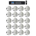 thumbnail image 1 of (20) JBL 3 inch Ceiling Speakers+6-Zone Bluetooth Amplifier For Hotel/Office/Diner, 1 of 11