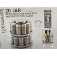 thumbnail image 1 of 20 Jar Revolving Spice Rack with Integrated Tool Caddy, Free 5 Years Spice Refills, 1 of 4