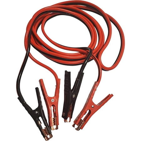 20' Jumper Cables with Extended Reach Terminal Jaws (4 Gauge)