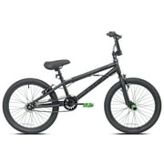 20" Kent Chaos BMX Bicycle, Fits Rider 4'2" - 5', 0", Hydro Dip Matte Black, Child, Unisex
