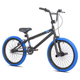 Kent Bicycles Dread  Boys' 20" BMX Kids Bike, Fits Rider 4'2"-5', Blue/Black