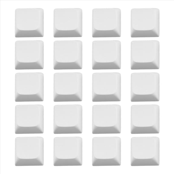20 Key XDA Profile PBT Keycaps Mechanical Keyboard 1U 1X Ball Print Blank Customized Keycaps Mx Switches XDA Height,A