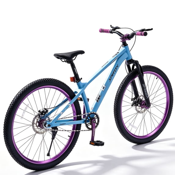 20" Kids Bike for Boys and Girls Ages 6+, Akaber 120-Sound Kids Mountain Bike, Bicycle for Kids with Front Suspension, Carbon Steel Frame, Dual Disc Brakes