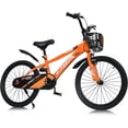 thumbnail image 1 of 20" Kids Bike for Boys, Akaber Boys Bicycles with Kickstand for Kids Ages 7-13, Orange, 1 of 7