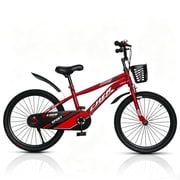 20" Kids Bike for Girls, Akaber Girls Bicycles with Kickstand for Kids Ages 7-13, Red