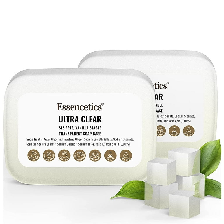 Shea Butter Soap Base, Pre-Cut Cubes, SLS/SLES Free, Glycerin Melt and  Pour