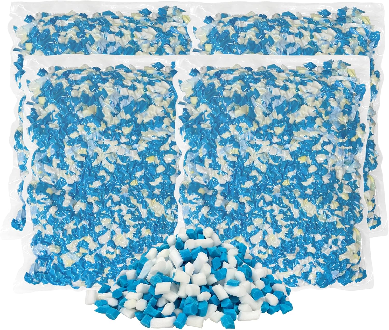 20 LBS Shredded Gel Memory Foam Filling, Comfortable and Soft Bean Bag ...