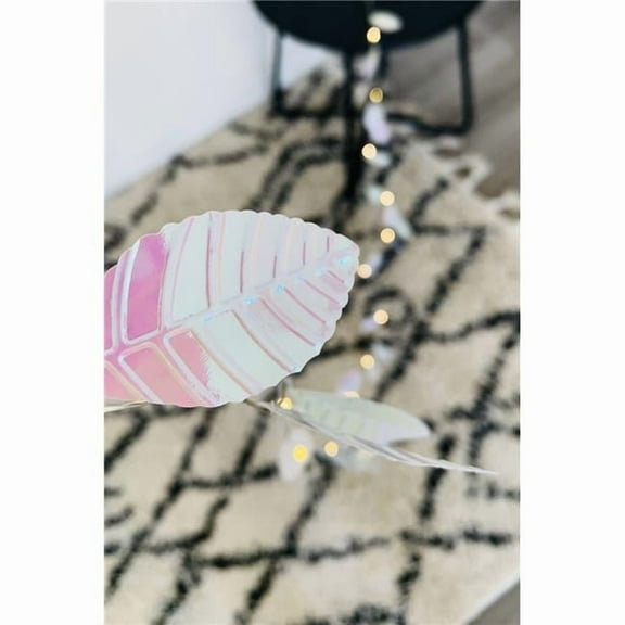 20 LED Iridescent Leaf Fairy Lights - Battery Operated