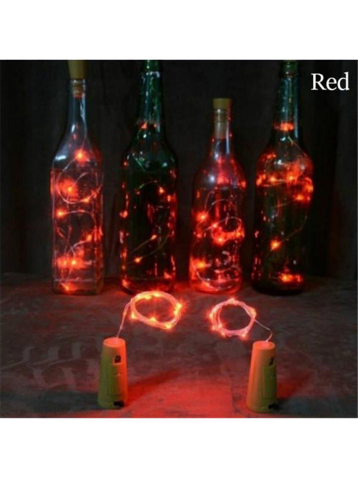 Fairy decor cork wine bottle lights, diy for Christmas party, wedding and  birthday party. – AIBOO