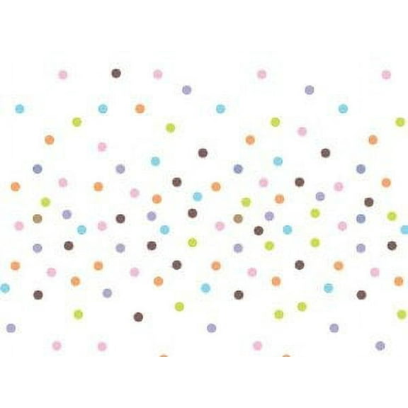 20 Large SPRINKLE DOTS Recycled Gift Wrap Pom Pom Tissue Paper