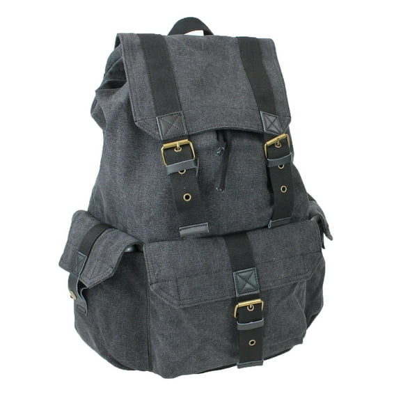 20 Large Sport Washed Canvas Backpack C04.GRY