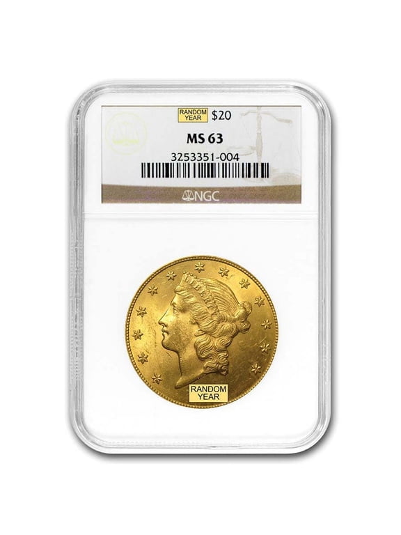 $20 Liberty Gold Double Eagle MS-63 NGC (Random)