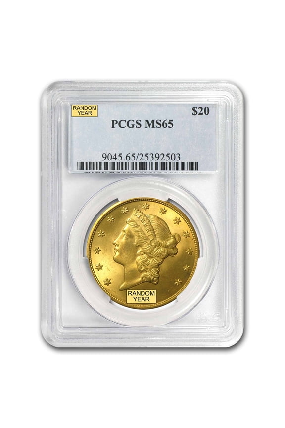 $20 Liberty Gold Double Eagle MS-65 PCGS (Random)