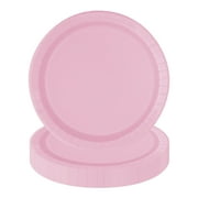20 Count 9IN Pink Dinner Paper Plates by Way To Celebrate