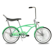 20 Lowrider Cruiser Bike - Matte Green - 140H Wheel, Banana Seat