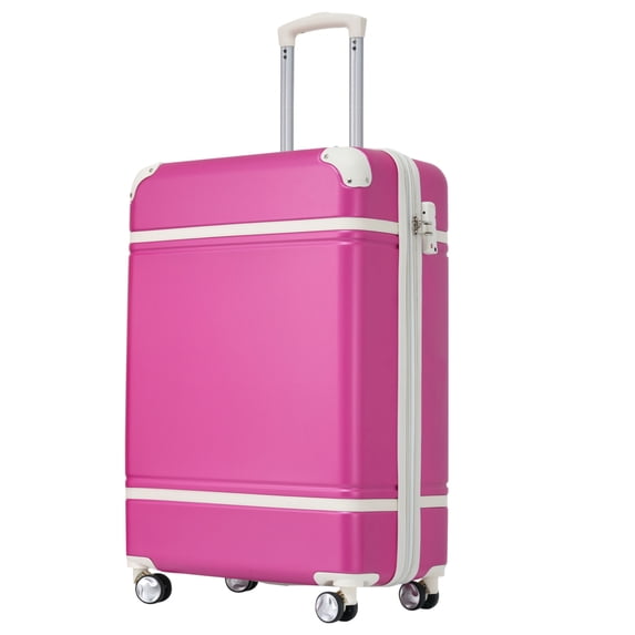 20" Luggage with TSA Lock, Lightweight Suitcase Vintage Carry On Luggage with Silent Spinner Wheels for Men Women