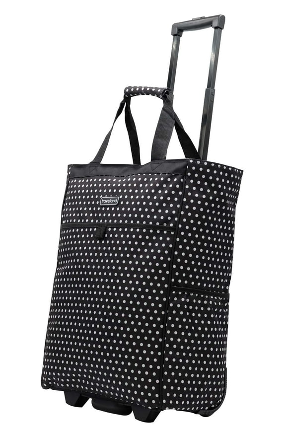 20" MULTI-PURPOSE ROLLING TOTE BAG-DOT