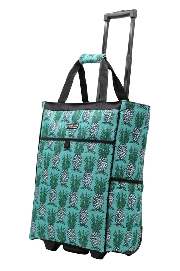 20" MULTI-PURPOSE ROLLING TOTE BAG-PINEAPPLE