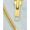 thumbnail image 1 of 20" Medium Weight Jacket Zipper YKK #5 Brass ~ Separating ~ 574 Lite Grey (1 Zipper/pack), 1 of 1