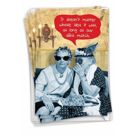 The Best Card Company 20 Assorted Christmas Notes Set 4x5.12 w/ Envelopes, 10x2 Designs, For Men, Women, Holiday Animal Selfie AM2373XSG-B2x10