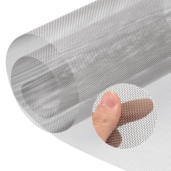 20 Mesh Stainless Steel Woven Wire Mesh Screen,40 inch x12 inch Wire Mesh, Never Rust