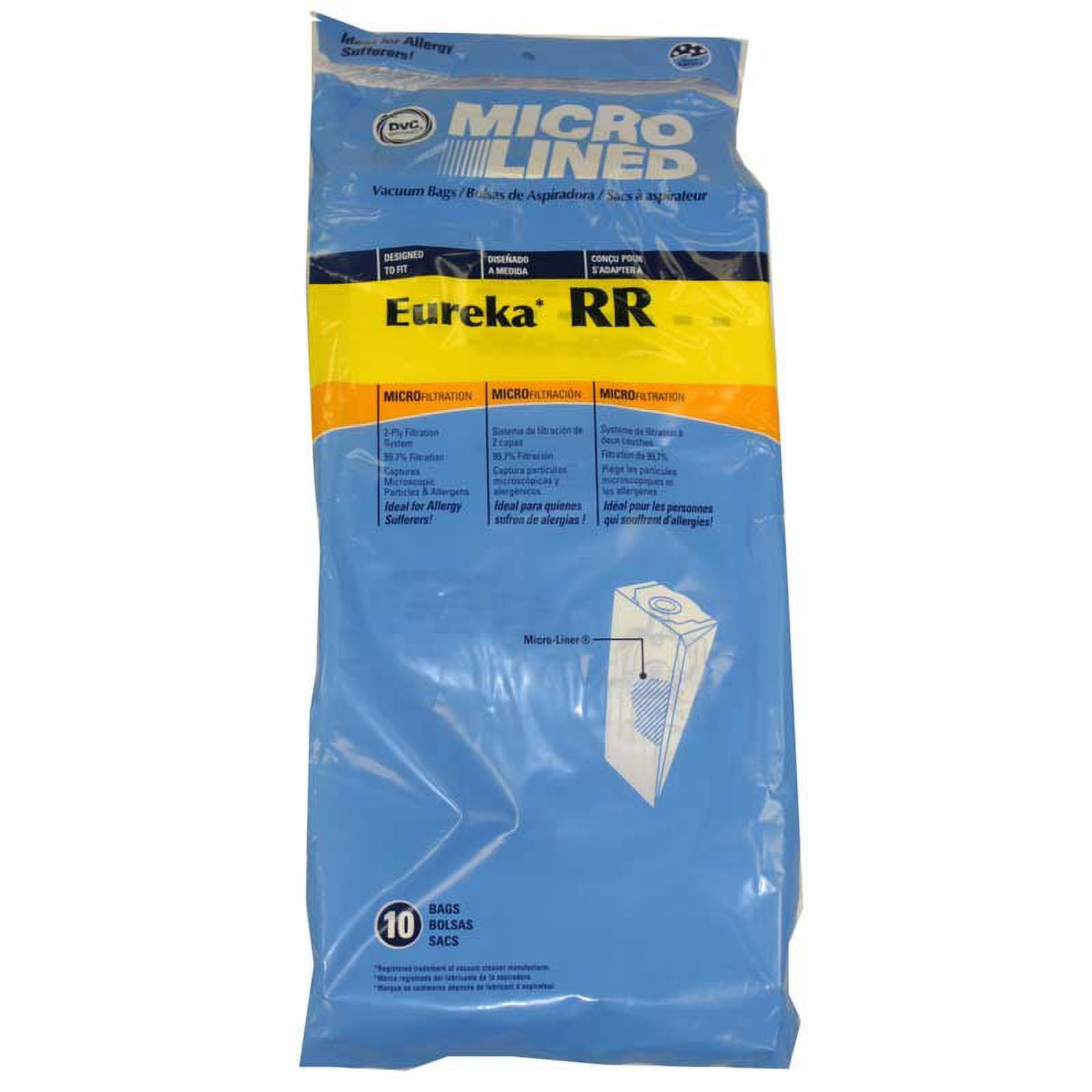 20 Microlined Eureka Style RR Vacuum Bags