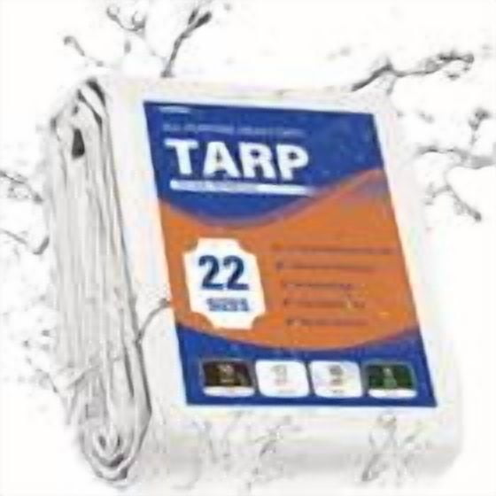20 Mil Heavy Duty Tarps Cover Waterproof Poly Tarpaulin Tarpaulin with Grommets and Reinforced Edges UV Resistant Rip and Tear Proof Tarp Cover for Roof Patio Boat Car 10 x 20ft