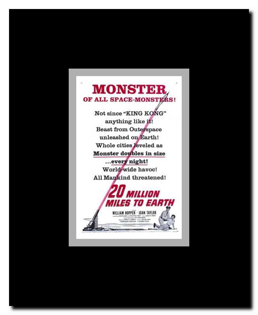 20 Million Miles to Earth Framed Movie Poster