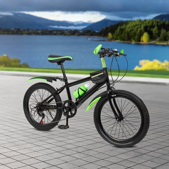 20" Mountain Bike w/Double Disc Brake 7-Speed City Bike